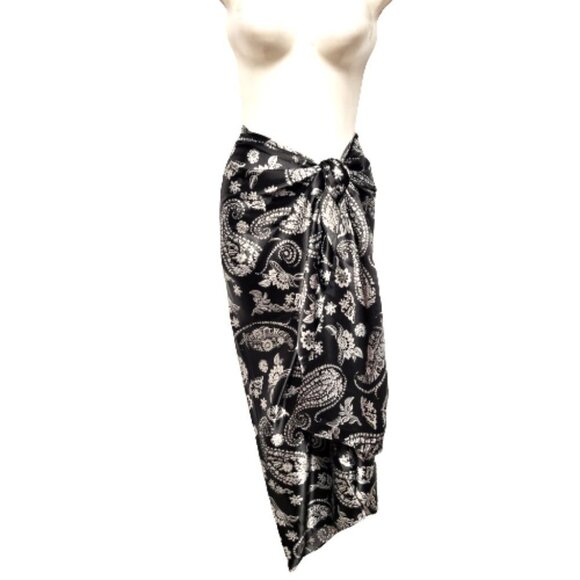 Pareo Sarong Skirt Swimsuit Cover Up Strapless Dress for Beach Vacation - Picture 1 of 11